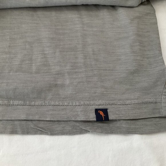 Margaritaville Shirt Sz Medium Gray Polo Short Sleeve Casual Mens Island Cotton - Picture 4 of 7